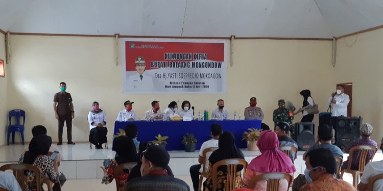 Bupati Bolmong Kunjungan Kerja Desa-Desa
