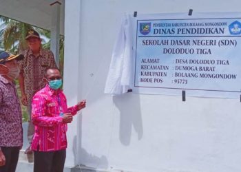 SDN Doloduo Tiga Diresmikan