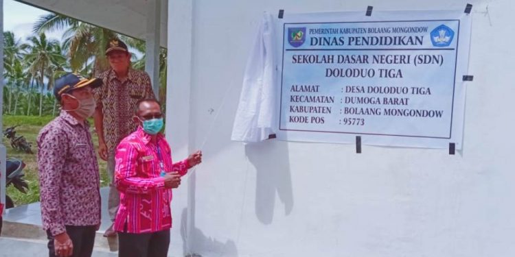 SDN Doloduo Tiga Diresmikan