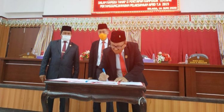 Paripurna Tahap II Penetapan Ranperda Pertanggung Jawaban APBD 2019 Digelar