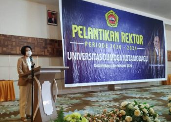 Bupati Yasti Hadiri Pelantikan Rektor UDK