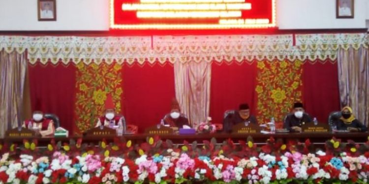 Paripurna Istmewa DPRD Bolsel Tentang HUT ke-12