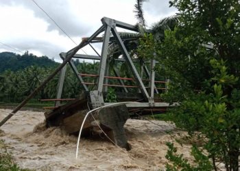 Bolsel Kembali Dilanda Banjir, Giliran Helumo-Tomini Akses jalan Putus