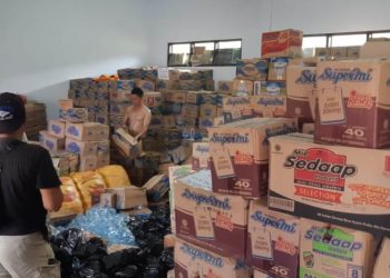 Pemkab Bolsel Data 110 Penyumbang Bantuan Bencana Banjir