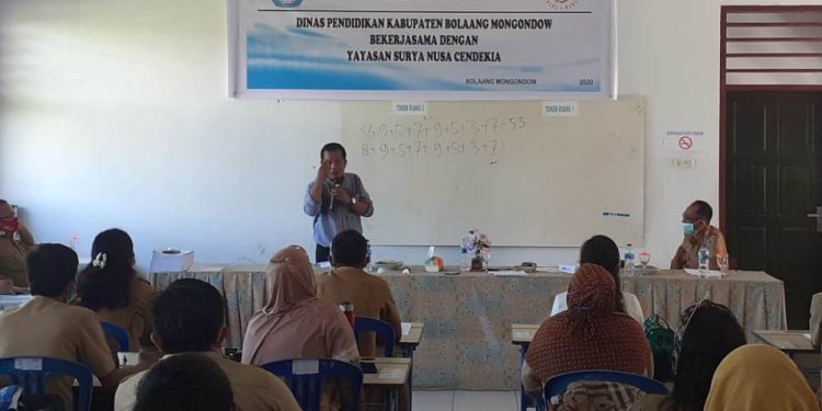 Tingkatkan Mutu Guru, Disdik Bolmong Gelar Workshop