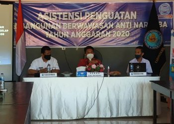 Sekda Sampaikan Materi Asistensi Penguatan Pembangunan Anti Narkoba