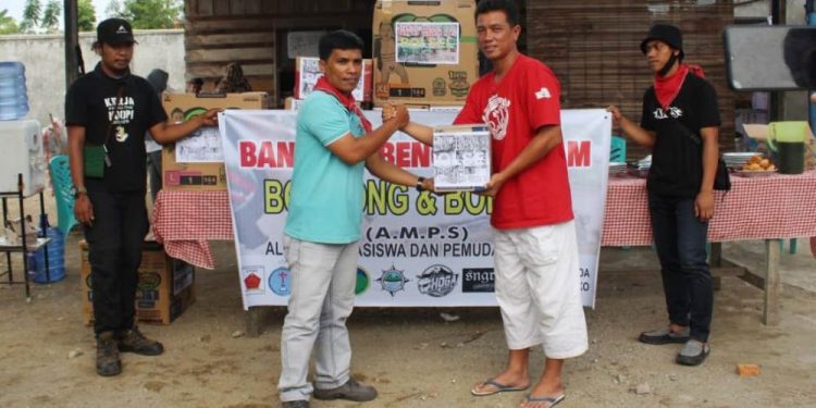 Bantuan Bencana Masih Mengalir, AMPS Peduli Bolmong-Bolsel