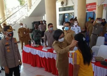 Bolmong Ikut Andil Pencanangan Gerakan Sejuta Masker