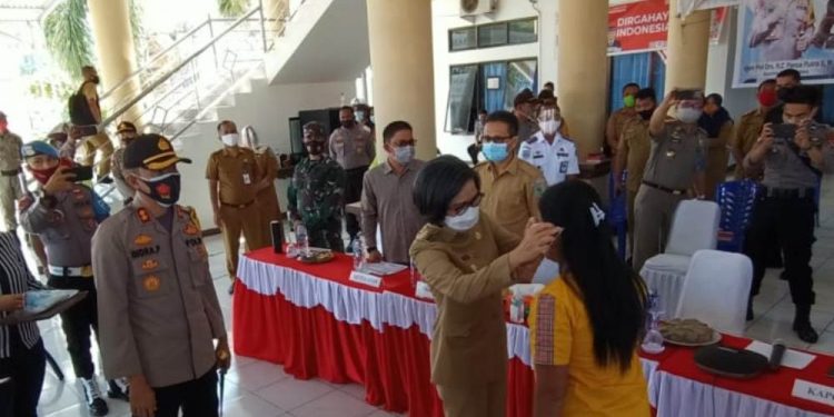 Bolmong Ikut Andil Pencanangan Gerakan Sejuta Masker