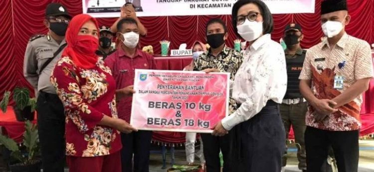 Pemkab Bolmong Selesaikan Penyaluran Bantuan Covid 19 Tahap IV