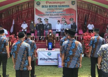 Wabup Hadiri Pencanangan Desa Bersinar Bolaang Satu