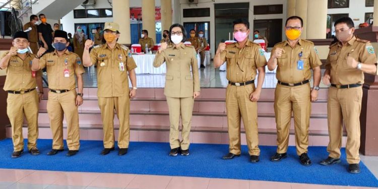 PJs Bupati Bolsel Kunjungan Kerja Pemkab Bolmong