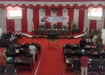 Ketua DPRD Pimpin Sidang Paripurna KUA – PPAS 2021 Tahap I
