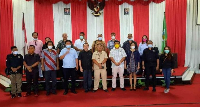 Setwan DPRD Kotamobagu Terima Kunjungan Wakil Rakyat Kepulauan Sangihe