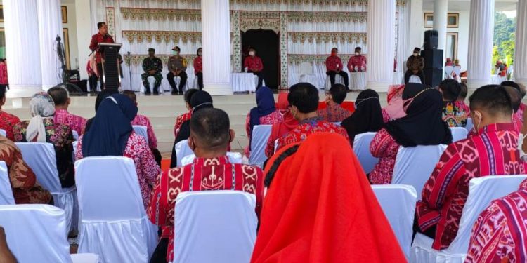 Bupati Yasti Sambut Kunjungan Kerja Pjs Gubernur Sulut