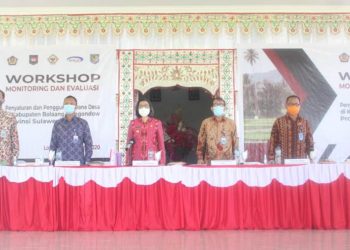 Bupati Yasti Buka Workshop Monitoring dan Evaluasi Dandes