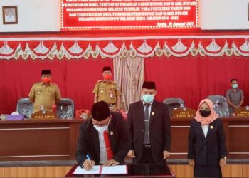 Paripurna Pengumuman Akhir Masa Jabatan Bupati-Wabup Bolsel Digelar