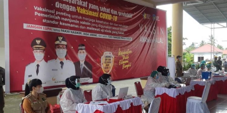 Vaksin Covid 19 Tahap I Bolmong Digelar