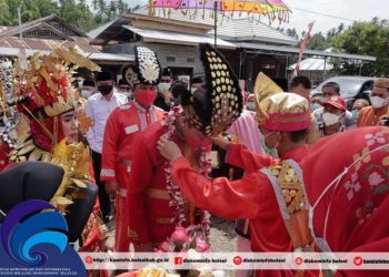 Putra Posigadan Disambut Meriah Adat Gorontalo