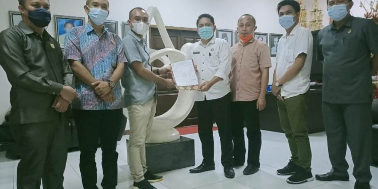 Lima Fraksi DPRD Bolmong Resmi Layangkan Surat MTP
