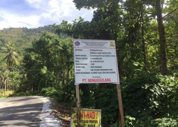Waduh !!! Proyek Jalan Inomunga-Tuntung Dinilai Tak Beres