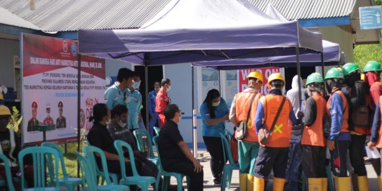 Karyawan PT PP Tes Narkoba