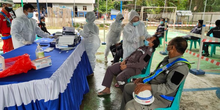 Hasil Rapid Test Anti Gen Karyawan PT PP Negatif