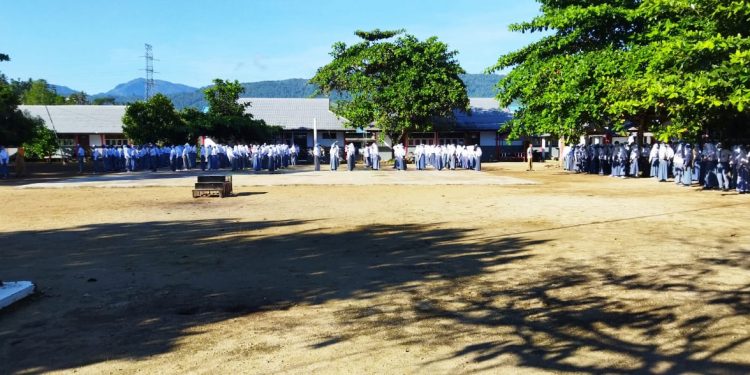 Pandemi Corona SMK Negeri I Kaidipang Resmi Belajar Tatap Muka, Kepsek Ansar Nusa Bicara Strategi Khusus