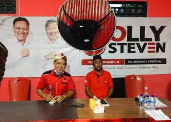 Sejarah Mencatat, Donny Pangau Aleg Pertama Bangun Sekret PAC PDI Perjuangan di Sulut