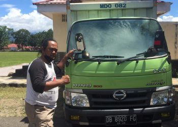 Mobil Box Indomaret Yang Diamankan Satreskrim Polres Bolmut