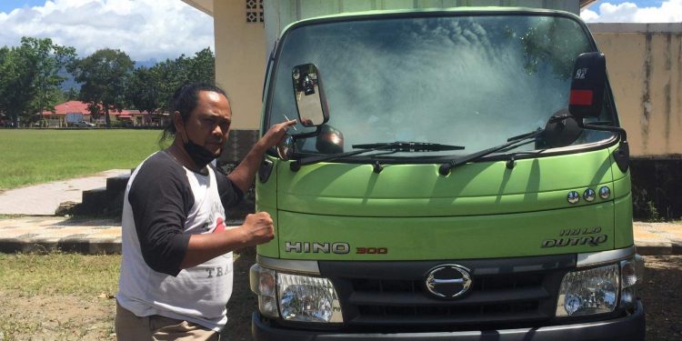 Mobil Box Indomaret Yang Diamankan Satreskrim Polres Bolmut