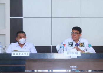 Senator Djafar Alkatiri Bicara Soal Revisi UU SP3K di Bolmut