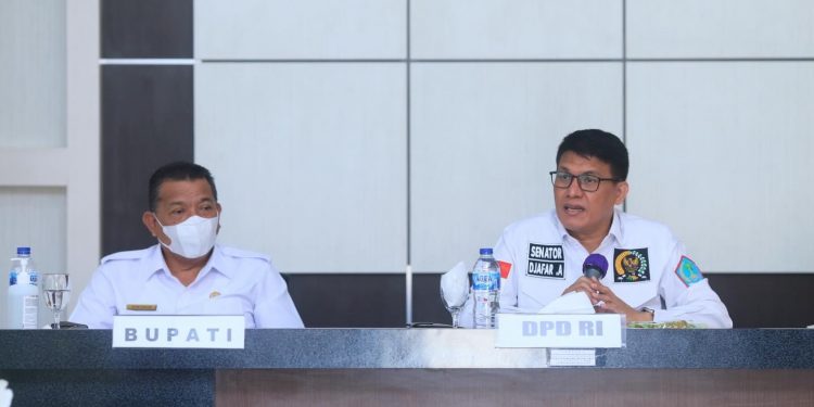 Senator Djafar Alkatiri Bicara Soal Revisi UU SP3K di Bolmut