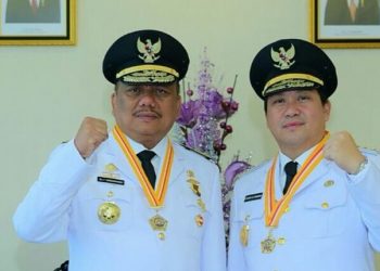 Gubernur Olly Dondokambey dan Wagub Steaven Kandouw