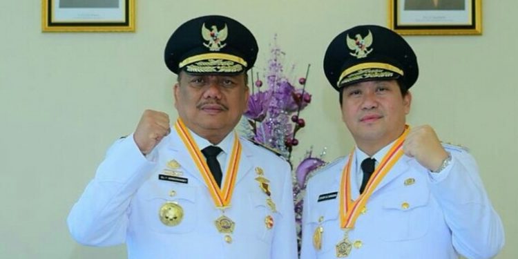 Gubernur Olly Dondokambey dan Wagub Steaven Kandouw