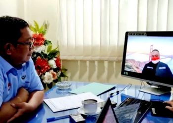 UPT BP2MI Manado Rapat Virtual Bahas Nota Kesepakatan Bersama Tiga Daerah di Sulut