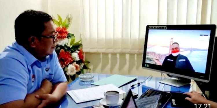 UPT BP2MI Manado Rapat Virtual Bahas Nota Kesepakatan Bersama Tiga Daerah di Sulut