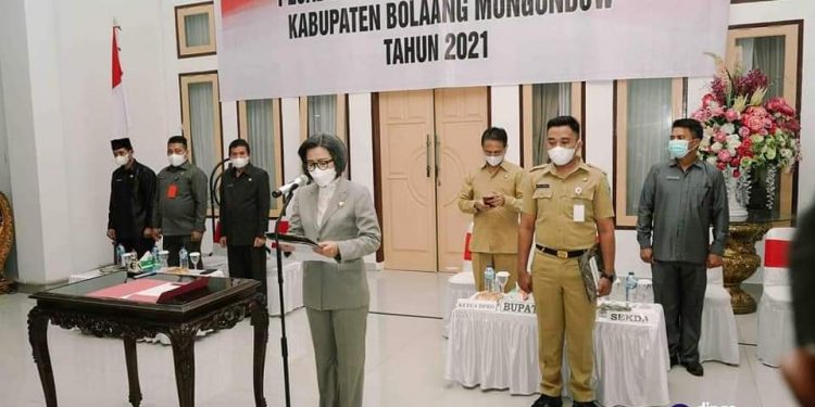Bupati Yasti Berpesan Dalam Proses Pelantikan Pejabat Bolmong