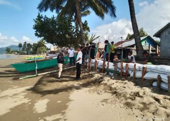 Lokasi Pesisir Pantai Desa Buko Utara Saat Ditunjau Balai Sungai (Foto/Ist)
