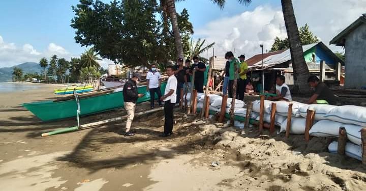 Lokasi Pesisir Pantai Desa Buko Utara Saat Ditunjau Balai Sungai (Foto/Ist)