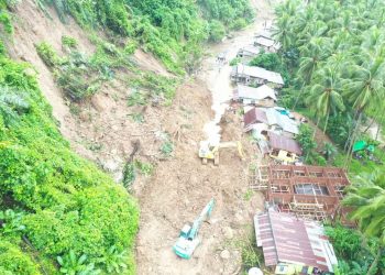 Kondisi Terkini Lokasi Longsor Komangaan