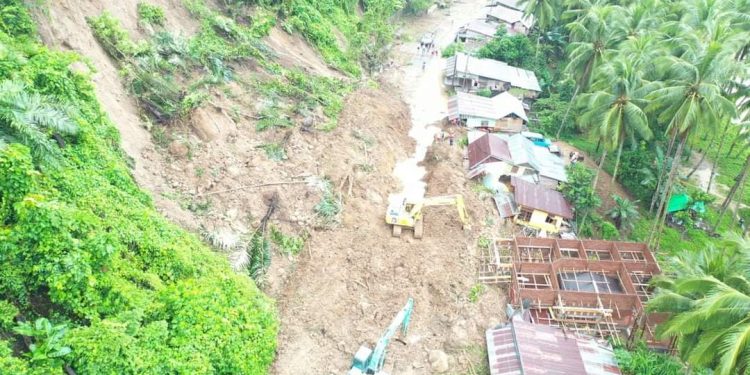 Kondisi Terkini Lokasi Longsor Komangaan