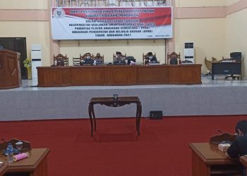 DPRD Bolmong Paripurnakan Penandatanganan Kesepakatan KUA-PPAS APBD 2022