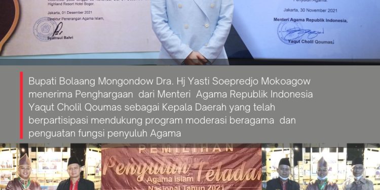 Peduli Moderasi Beragama, Yasti Terima Penghargaan Nasional