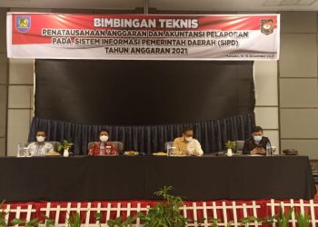 Bimtek Penatausahaan Anggaran dan Akuntansi SIPD Pemda Bolmong Digelar