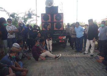 Diduga, Aksi Unras AMPD di Kantor DPRD Ditunggangi Pengurus PAN Bolmut