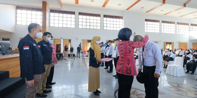 Bupati Yasti Menutup Pelaksanaan Diklat Latsar CPNS 