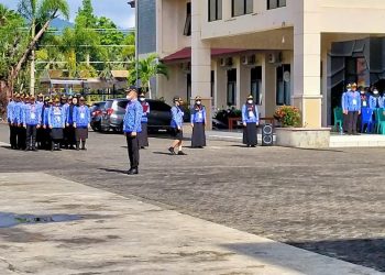 Peserta Diklat Latsar Peringati Hari Pahlawan Nasional