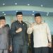 Saiful Ambarak Tengah Saat Berfoto Bersama Bupati Drs Depri Pontoh dan Wabup Amin Lasena (Foto/DD)