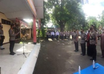 Kapolres Pimpin Sertijab Wakapolres Dan Kabag Ops Polres Bolmut